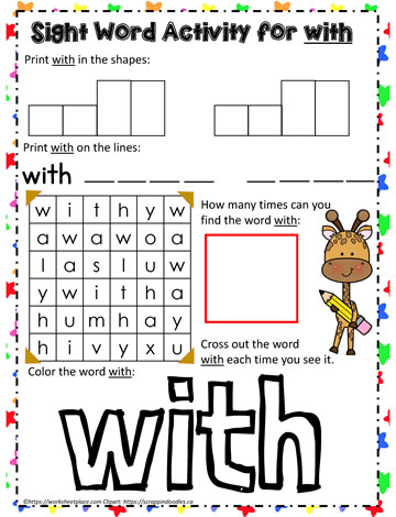 Sight Word with